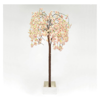 Eurolamp LED Vánoční dekorativní umělý strom CHERRY TREE 84xLED/230V 1,7 m třešeň