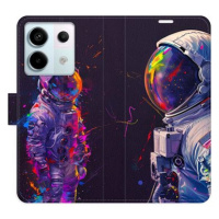 iSaprio Flip pouzdro Neon Astronaut 02 pro Xiaomi Redmi Note 13 Pro 5G / Poco X6 5G