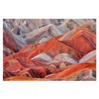 Fotografie Zhangye Danxia Landform, Gansu, China, zorazhuang, 40 × 26.7 cm