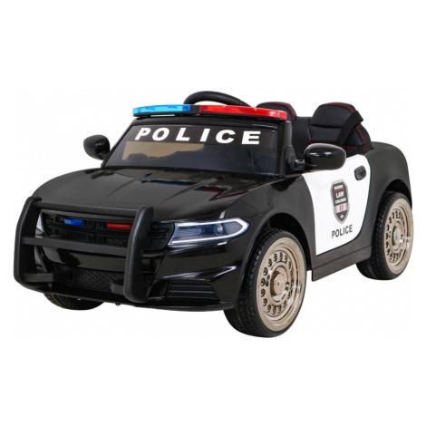 Mamido Dětské elektrické autíčko Super-Police černé