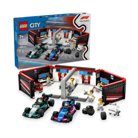 LEGO® City 60444 Garáž F1® a vozy Mercedes-AMG a Alpine