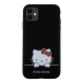 Hello Kitty Liquid Silicone Daydreaming Logo Zadní Kryt pro iPhone 11 Black