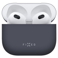 FIXED Silky ultratenké silikonové pouzdro Apple Airpods 3 modré