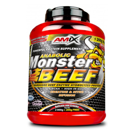 Amix Anabolic Monster BEEF 90% Protein strawberry-banana 2200 g