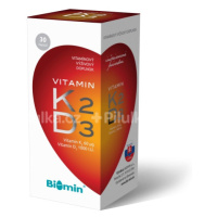 BIOMIN VITAMIN K2 + D3 1000 I.U. 30 kapsúl