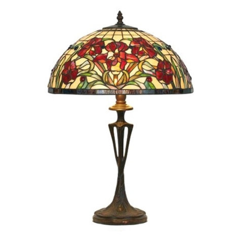 Artistar Stolní lampa Eline ve stylu Tiffany
