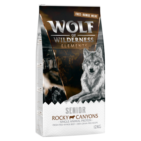 Wolf of Wilderness SENIOR "Rocky Canyons" Beef - 2 x 12 kg