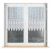 Dekorační metrážová vitrážová záclona JULIA bílá výška 90 cm MyBestHome Cena záclony je uvedena 