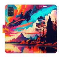 iSaprio flip pouzdro Colorful Mountains 02 pro Samsung Galaxy A51