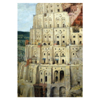 Obrazová reprodukce The Tower of Babel, 1563, Brueghel, Pieter The Elder, 26.7x40 cm