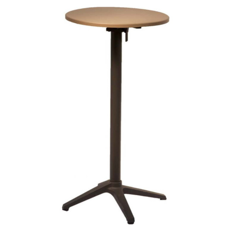 Hliníkový kulatý zahradní barový stolek ø 55,5 cm Alicante – Ezeis