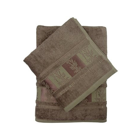 FORBYT Bamboo ručník SAGANO 50 × 90 cm - hnědý