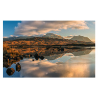 Fotografie Lochan na h-Achlaise Reflections Panoramic #1 crop, Matt Anderson Photography, 40 × 2