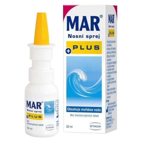 MAR nosní sprej podpůrná léčba podrážděné a bolavé nosní sliznice 20 ml