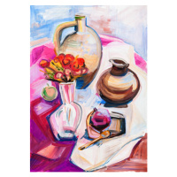 Ilustrace Still life, Krimzoya, 26.7 × 40 cm