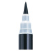 Kuretake, DG141-6B, Fude pen No.6, Kabura , oboustranný Brush pen, štětečkový popisovač, černá/š