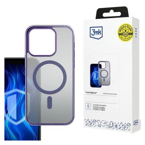 Kryt 3MK Frosty MagCase iPhone 16 Pro purple ()