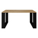 TPS Konferenční stolek LOFT - Dub artisan / Černá