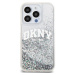 DKNY Liquid Glitter Arch Logo kryt iPhone 14 Pro Max čirý