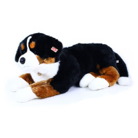 RAPPA Velký plyšový bernský salašnický pes ležící 89 cm ECO-FRIENDLY