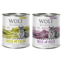6 x 800 g míchaná balení - Wolf of Wilderness - Wolf of Wilderness Senior 
