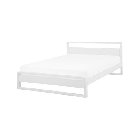 BELIANI postel GIULIA 160 × 200 cm, dřevo, bílá