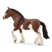 Schleich 13809 kobyla clydesdaleská