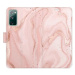 iSaprio flip pouzdro RoseGold Marble pro Samsung Galaxy S20 FE