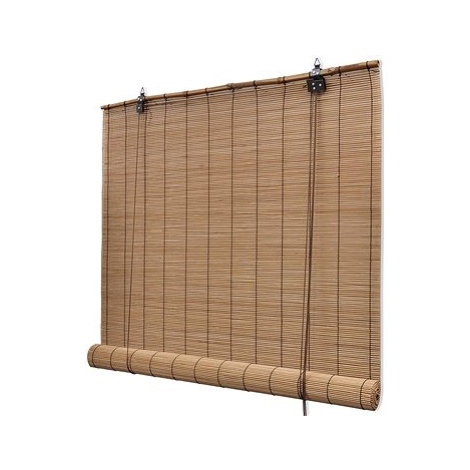 SHUMEE Hnědá bambusová roleta 140 × 160 cm