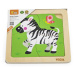 Puzzle na podložce Viga 51317 zebra