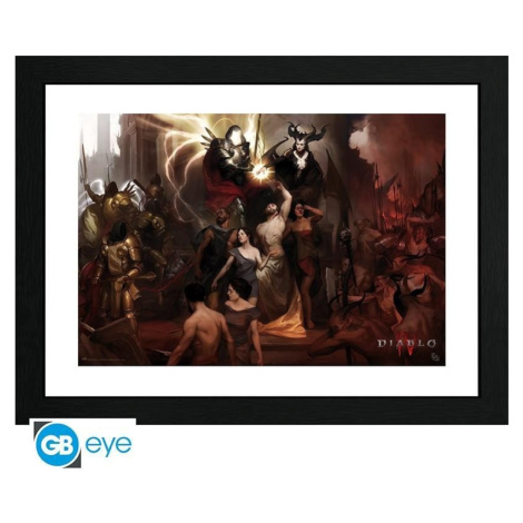 Diablo Zarámovaný plakát - Diablo IV. Nephalems ABY STYLE