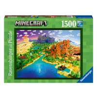 Minecraft: Svět Minecraftu 1500 dílků Ravensburger