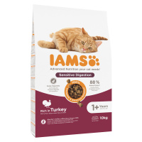 IAMS for Vitality Sensitive Digestion Adult & Senior s krůtou - 10 kg