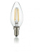 LED Žárovka Ideal Lux Classic E14 4W 153933 4000K oliva