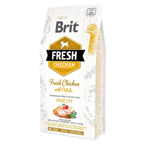 Brit Fresh Dog – Adult – Chicken – Great Life 2,5 kg