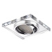 DOWNLIGHT GU10/50W,CHROME,CLEAR GLASS