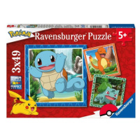 Ravensburger Vypusťte Pokémony 3x49 dílků