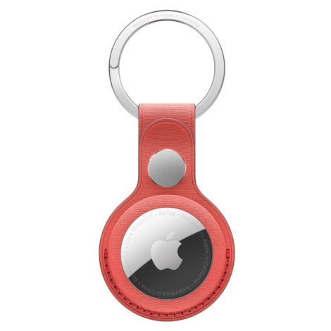 Apple FineWoven klíčenka na AirTag korálově červená