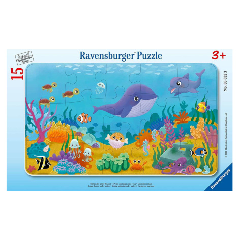 Ravensburger 05632 puzzle zvířata pod mořskou hladinou 15 dílků