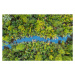 Fotografie Small canal among lush mangrove forest, © Marco Bottigelli, 40 × 26.7 cm