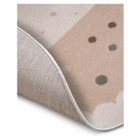 Dětský koberec Adventures 105971 Cream Beige kruh Kruh Ø 100 cm