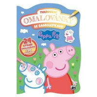 Peppa Pig - Tvarované omalovánky se samolepkami
