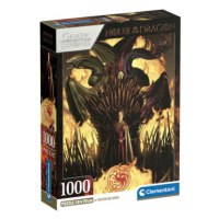 Clementoni - Puzzle 1000 Hra o trůny - Dům draka