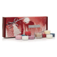 YANKEE CANDLE vánoční set 2023 (10× čajová svíčka 9,8 g)