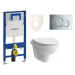 Cenově zvýhodněný závěsný WC set Geberit do lehkých stěn / předstěnová montáž+ WC Laufen Laufen 