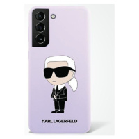 Karl Lagerfeld KLHCS23MSNIKBCU hard silikonové pouzdro Samsung Galaxy S23 PLUS 5G purple Silicon