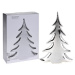 H&L Vánoční stromek 20cm, stříbrný