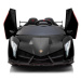 Mamido Elektrické autíčko Lamborghini Venno LCD MP4 4x4 černé