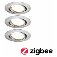 PAULMANN LED vestavné svítidlo Smart Home Zigbee Base Coin základní sada výklopné kruhové 90mm 2