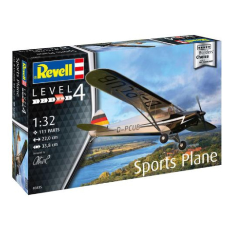 Plastic ModelKit letadlo 03835 - Builders Choice Sports Plane (1:32) Revell